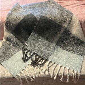 Charlie Paige Soft Gray Shawl Scarf